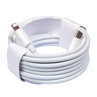 Câble USB-C vers USB-C 60W 3M (9,84 pieds) à charge rapide, durable, en TPE, 3.1A, compatible avec tous les smartphones (y compris iPhone) - Ventes Flash