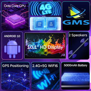 Tablet PC Android 13 da 10.1 Pollici, Octa Core, 12GB RAM, 1TB ROM, Dual SIM, Chiamate 4G, Schermo Touch, MTK, Tablet Educativo per Bambini e Studio - Product Image 4