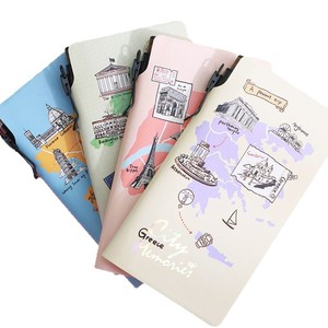 Libreta de Viaje con Bolígrafo Integrado, Mini Libreta de Cuero Suave, Regalo Empresarial, con Bolsillo y Cuaderno de Notas - Product Image 5