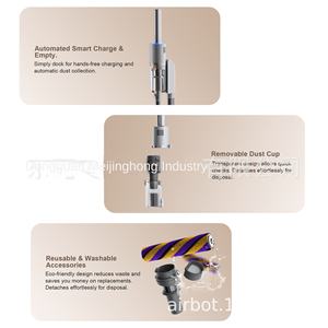 <span class=keywords><strong>Airbot</strong></span> เครื่องดูดฝุ่นแบบพกพาในครัวเรือน, เครื่องดูดฝุ่นแบบไร้แปรงถ่าน HEPA มอเตอร์3L แห้งความจุฝุ่นทำความสะอาดด้วยตนเองแบบพกพา - Product Image 5