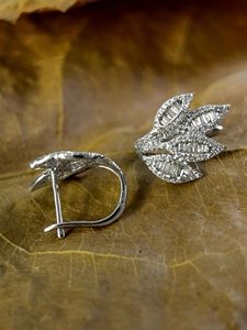 Pendientes de Diamantes Naturales de 0.56CT y Oro Real de 18K, Joyería Clásica y Moderna para Mujer, Ideal para Compromiso, Boda o Uso Diario - Product Image 3