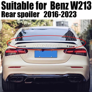 สปอยเลอร์หลังคาท้ายรถยนต์สำหรับ Mercedes Benz E-Class W213 E260 E300 2016+ E63s ปีกสปอยเลอร์ท้ายรถยนต์ ปรับแต่ง - Product Image 1