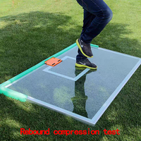 Support de panier de basket portable d'extérieur avec panneau en verre trempé pour écoles et communautés