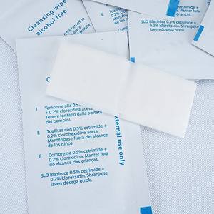 Cleansing <b>Wipes</b> Alcohol Free 0.5% Cetrimide 0.2% Chlorhexidine Acetate For External Use Only <b>Travel</b> First Aid Supplies - Product Image 4