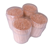 Cure-dents jetables à la menthe, sans odeur, en bambou, emballés individuellement, double pointe, écologiques, 6,5 cm, certifiés FSC, directement du fabricant
