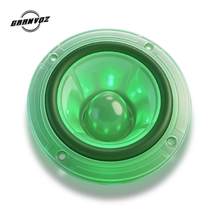 Tweeter a tromba in titanio da 4,5 pollici, 105 dB SPL, alloggiamento trasparente in PC, altoparlante RGB con opzioni di colore multiple - Product Image 2