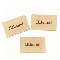 Écussons en cuir microfibre personnalisés, étiquettes logo thermocollées pour jeans et vêtements, accessoires de couture à coudre, vente en gros OEM, faible MOQ