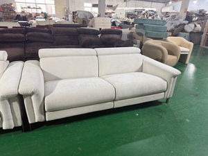 ชุดโซฟาปรับเอนไฟฟ้าพร้อมพนักพิงศีรษะปรับได้ ดีไซน์ทันสมัย หรูหรา สีขาว สำหรับห้องนั่งเล่น - Product Image 5