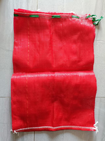 24x36 inch PP Leno Mesh zakken, paarsgroene netzakken voor het oogsten van maïs, broccoli, aardappel en ui