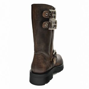 Nouvelles Bottes de Mode Automne 2025 pour Femmes, Style Western Luxe avec Boucle Cowboy - Product Image 5