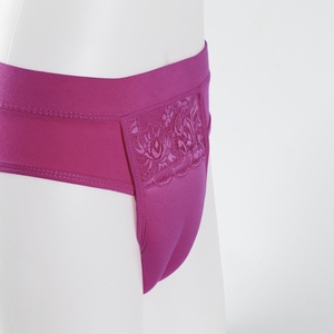 Slip da <span class=keywords><strong>uomo</strong></span> traspiranti in cotone, intimo gay, slip modellanti per nascondere il pene - Product Image 3