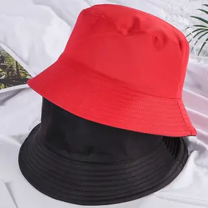 i pescatori della caramella Suppliers-Nuovo cappello a secchiello Unisex Double face colore caramella protezione solare cappello da donna viaggi all'aperto cappellini da ciclismo cappelli da pescatore cappello Hip-Hop Panama