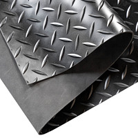 3-8 mm EPDM-Gummiplatte Rutschfeste Diamant-Gummimatte nach Maß zugeschnitten und geformt als Gummibodenbelag