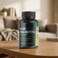 Complément Alimentaire en Capsules de Palmier Nain (Saw Palmetto) à Marque Blanche OEM pour Hommes Adultes, Favorisant la Santé de la Prostate et Urinaire, Sans Gluten