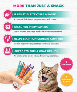 Toptan evcil hayvan yemeği yüksek Protein tavuk orkinos somon Pet kedi şeritler sağlıklı lezzetli kedi köpek ıslak davranır - Product Image 4