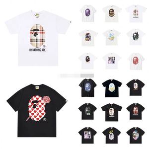 Camiseta de Diseñador de Moda 2025, Versión 1:1 de Alta Calidad, con Estampado de Letras, Camiseta Moderna para Hombre con Estampado Bapees - Product Image 6