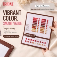 Livre de nuanciers de vernis à ongles en gros, présentoir en acrylique, fournitures pour ongles, pour gel UV, logo personnalisé, nuancier professionnel pour salons