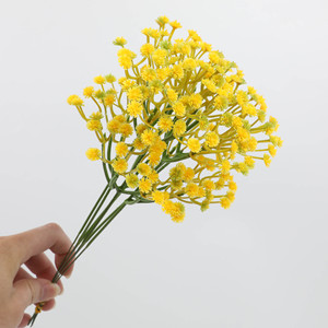 Vendita all'Ingrosso di Fiori Decorativi in Plastica, Gypsophila Artificiale per Soggiorno, Composizioni Floreali Artificiali, Babybreath Sintetico - Product Image 2
