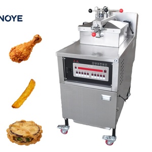 <span class=keywords><strong>Friteuse</strong></span> à pression électrique commerciale multifonction 55L avec programmation, pour poulet, type KFC, avec filtre à huile - Product Image 1