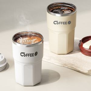 กระบอกน้ำสแตนเลสเก็บความร้อน 480 มล. ฝาปิดพร้อมหลอด แก้วกาแฟแบบมีล้อ แก้วน้ำสำหรับเดินทาง ปาร์ตี้ เก็บอุณหภูมิได้ 6-12 ชั่ว<span class=keywords><strong>โม</strong></span>ง เหมาะสำหรับธุรกิจ - Product Image 1