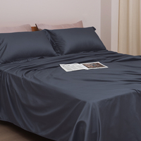Parure de lit 3 pièces HFW 100 % coton 300 fils, motif végétal moderne, drap-housse inclus, personnalisable OEM, vente en gros, écologique