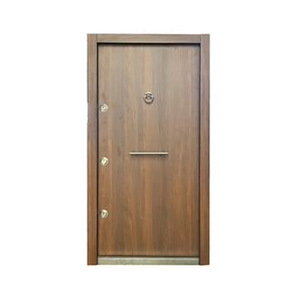 Porte de sécurité double en acier laminé à froid insonorisée et anti-effraction pour entrée extérieure de villa résidentielle - Product Image 3