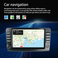 Écran tactile 9 pouces Android 13 Car Play Android Auto Navigation Gps pour Mercedes-benz Ml W164 ML350 Gl X164 Autoradio