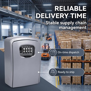 XL Black Grey Silver Color Large Capacity Storage Car <strong>Key</strong> FOB Safe <strong>Lock</strong> <strong>Box</strong> <strong>Key</strong> Lockbox <strong>for</strong> <strong>Outside</strong> Real Estate <strong>Box</strong> - Product Image 5