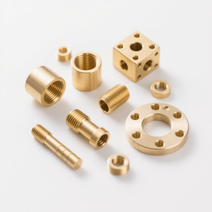 Pièces d'usinage CNC en laiton personnalisées composants tournés de précision pour les services d'usinage - Product Image 1