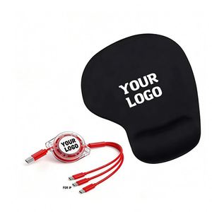 Wholesale Custom Design <b>Mouse</b> Pad With Wrist Rest for Business Promotion Logo Desk Rubber PVC Printing Logo Mousepad - Product Image 1