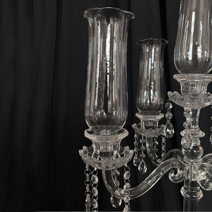 Luxury <b>Glass</b> Candle Holder Home Decor Wedding Ornaments <b>Candlestick</b> Candelabra Wedding Centerpieces - Product Image 1