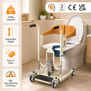 Chaise élévatrice hydraulique durable certifiée CE ISO UKCA AOLIKE ALK850H avec siège réglable pour personnes âgées et handicapées - Product Image 2