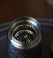 Cangkir Kopi Lipat 280ml 420ml Meteorite Black Tumbler Minum Lipat Ringan Dapat Digunakan Kembali untuk Perjalanan, Berkemah, Gym