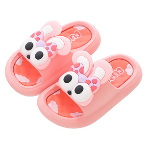 Sandales antidérapantes en gros pour bébés filles, pantoufles d'extérieur, sandales décontractées 3D dessin animé pour garçons et filles - Product Image 5
