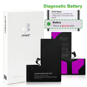 Batería al por mayor para Apple 12 <span class=keywords><strong>13</strong></span> 4 15 16 Pro Max, 100% de salud, sin ventana emergente, ejecuta diagnósticos, batería de alta capacidad para <span class=keywords><strong>iPhone</strong></span> - Product Image 1