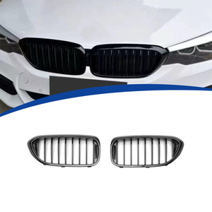 กระจังหน้า BMW ซีรีส์ 5 G30 แบบเส้นเดียว สีดำเงา ABS อะไหล่ทดแทน ปี 2017 2020 - Product Image 1