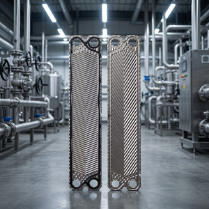 Plaques Funke FP08 FP09 FP16 pour échangeur de chaleur dans le refroidissement du lait, de la bière, de l'huile, la réfrigération marine et l'utilisation industrielle - Product Image 1