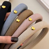 Vente en gros en stock personnalisé automne hiver coeur nouveau rétro dessin animé mignon bandes de cheveux bandeau accessoires cadeaux pour femmes filles
