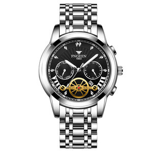 Reloj de Cuarzo para Niños FNGEEN 4567 World Silver <span class=keywords><strong>2020</strong></span> con Correa de Acero, Resistente al <span class=keywords><strong>Agua</strong></span>, con Decoración de Esferas, Visualización de Fecha, Conjunto de Reloj Casual - Product Image 2