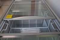 Congélateur îlot à porte coulissante industrielle pour cuisine professionnelle