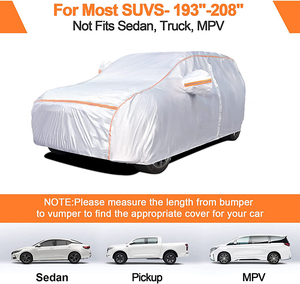 Водонепроницаемый и пылезащитный чехол для автомобиля с защитой от града и премиальной защитой - Product Image 3