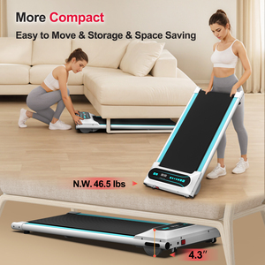 Caminadora Eléctrica con 3 Niveles de Inclinación, Moderna Máquina para Correr con Control Remoto, Plataforma para Caminar de Alto Rendimiento para Gimnasio en Casa - Product Image 3