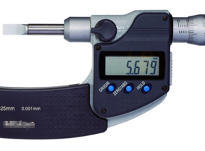 Japan Mitutoyo digitale mesmicrometer, mes=0,75 mm, 422-230-30 is ontworpen om u te helpen met het meten van moeilijk bereikbare eigenschappen. - Product Image 3