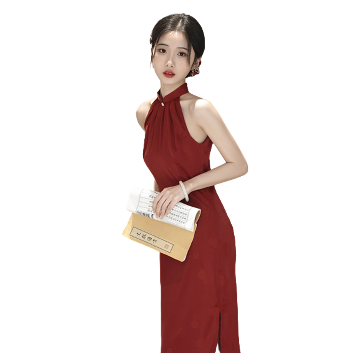 qipao bridesmaid dresses Gold Bridesmaid Dresses Traditional Qipao