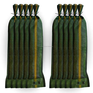 TZTY Pack <span class=keywords><strong>de</strong></span> 10 sacs silo avec poignée, stabilisés aux UV, coupe-vent, monofilament, HDPE, pour l'agriculture - Product Image 1