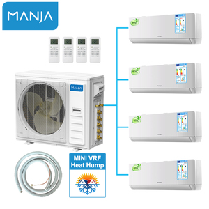 Mini Split de Aire Acondicionado, Un Unidad Exterior con Cuatro Unidades Interiores, Frío y Calor, 9000, 12000, 18000, 24000, 30000 BTU, On-Off, Refrigeración - Product Image 2
