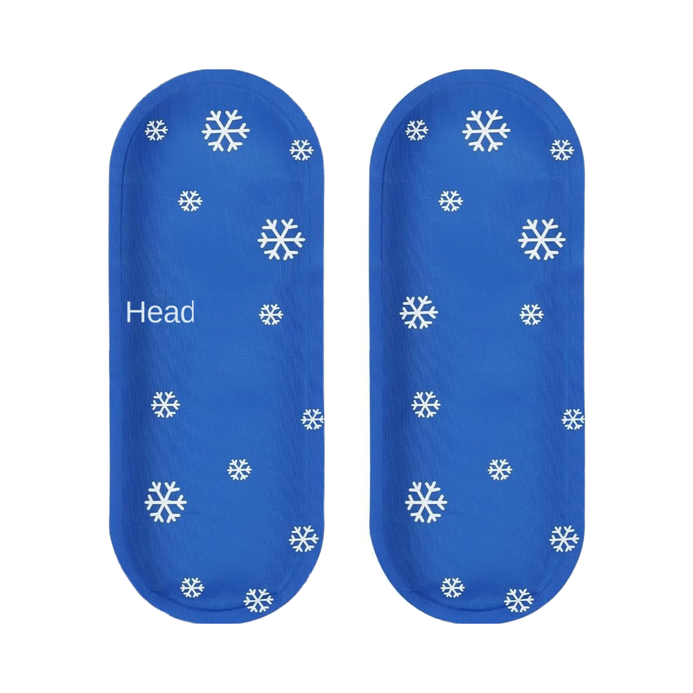 Badu Fashion Cold Gel Insulin Ice Packs 2 Pack Folded Reusable Zipper Closure Waterproof Travel Case Diabetes Cold Hot Pack