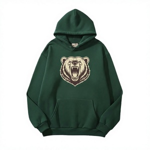 Sweat à capuche en polaire coupe-vent et respirant pour homme, 100 % coton, décontracté, mode hiver, imprimé numérique, vente en gros, fabricant - Product Image 1