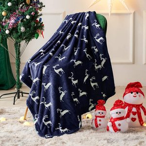 Couverture en polaire personnalisée de qualité supérieure en polyester, taille <span class=keywords><strong>King</strong></span>, pour toutes les saisons, ensemble de literie moelleuse, imprimé festif, lavable en machine - Product Image 5