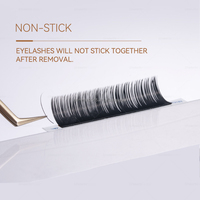 DAMMAN Extension de cils Volume classique 0.10/0.15 plateau de cils individuels durs D Curl Mix longueur faux cils professionnels